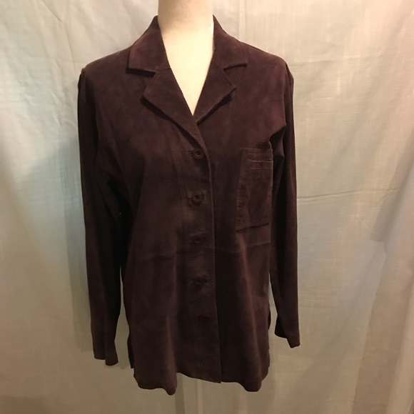 Brandon Thomas Jackets & Blazers - Brandon Thomas leather shirt/jacket M